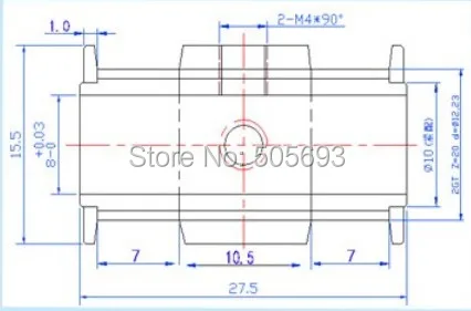 Polea de sincronización de correa de doble cabeza GT2, engranaje de doble cara, 20 dientes de ancho, 6mm, venta por paquete para impresora 3D, un paquete, Envío Gratis