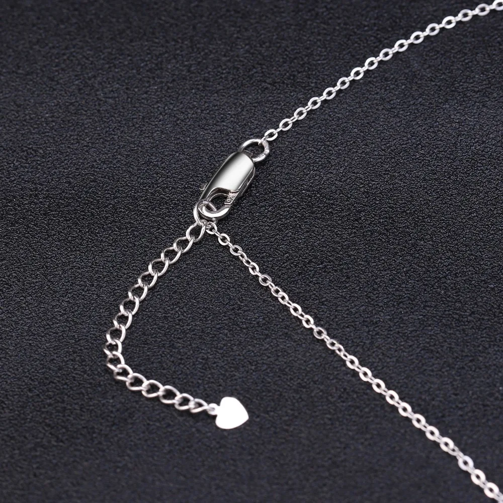GEM\'S BALLET 925 Sterling Silver Classic Jewelry 10.68C Natural Iolite Blue Mystic Quartz Pendant Necklace for Women Wedding