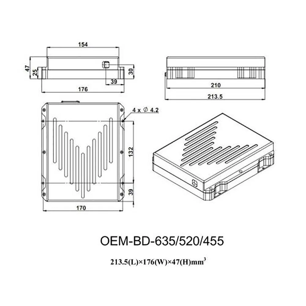 Diode laser analogique haute puissance, 20W, laser RVB, bleu, vert, TTL