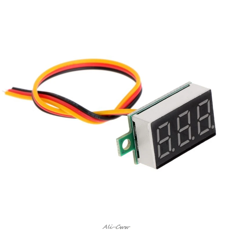 Mini 0.36 inch DC 0-100v 3 bits Digital Red LED Display Panel Voltage Meter Voltmeter tester