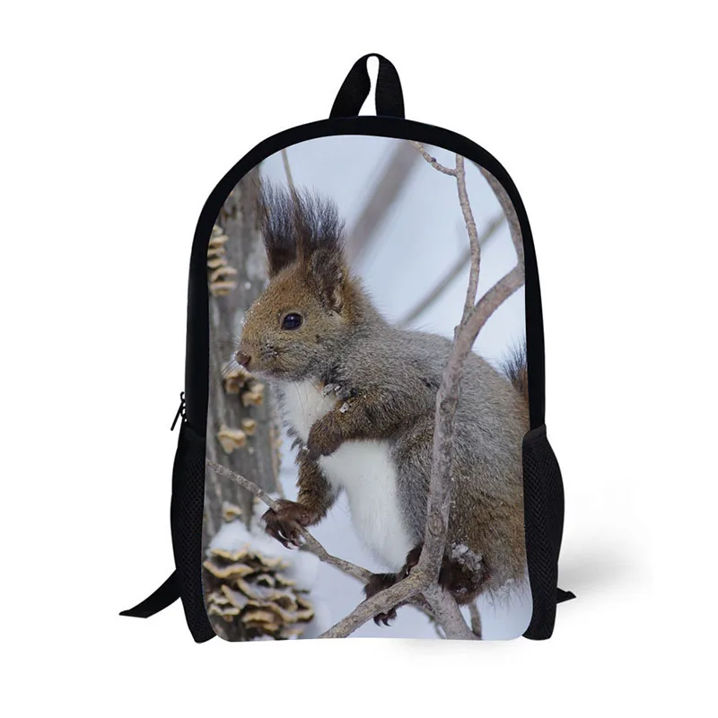 

School backpack children backpack Squirrels creative classic Printing for High School Backpacks for Teenagers