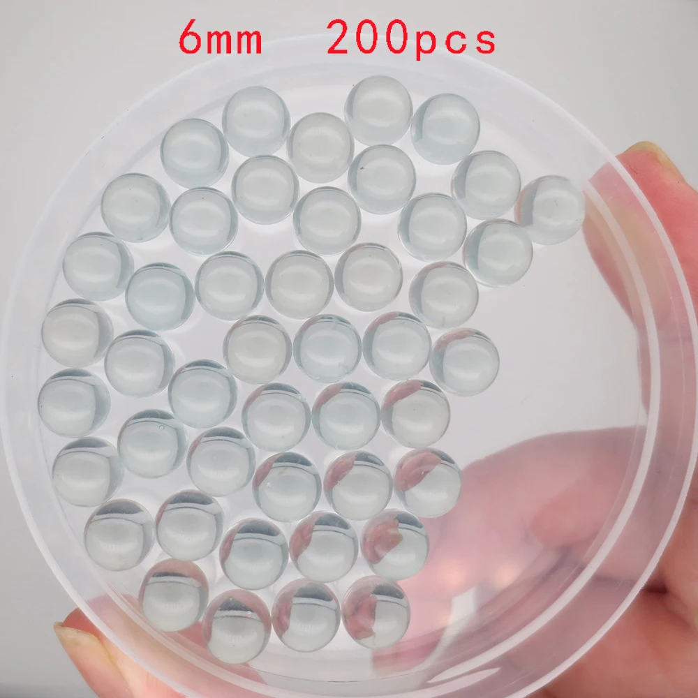 

100-200pcs airsoft air bb guns 6mm 7mm 8mm glass balls used for slingshot hunting bow and arrow sport glass pinball