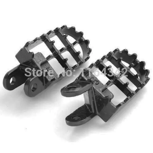 

Aluminum Motorcycle Foot Pegs Motocross Dirt Bike Footrests L & R For 1993-2009 2012 Honda XR650L 1988-2000 XR600R