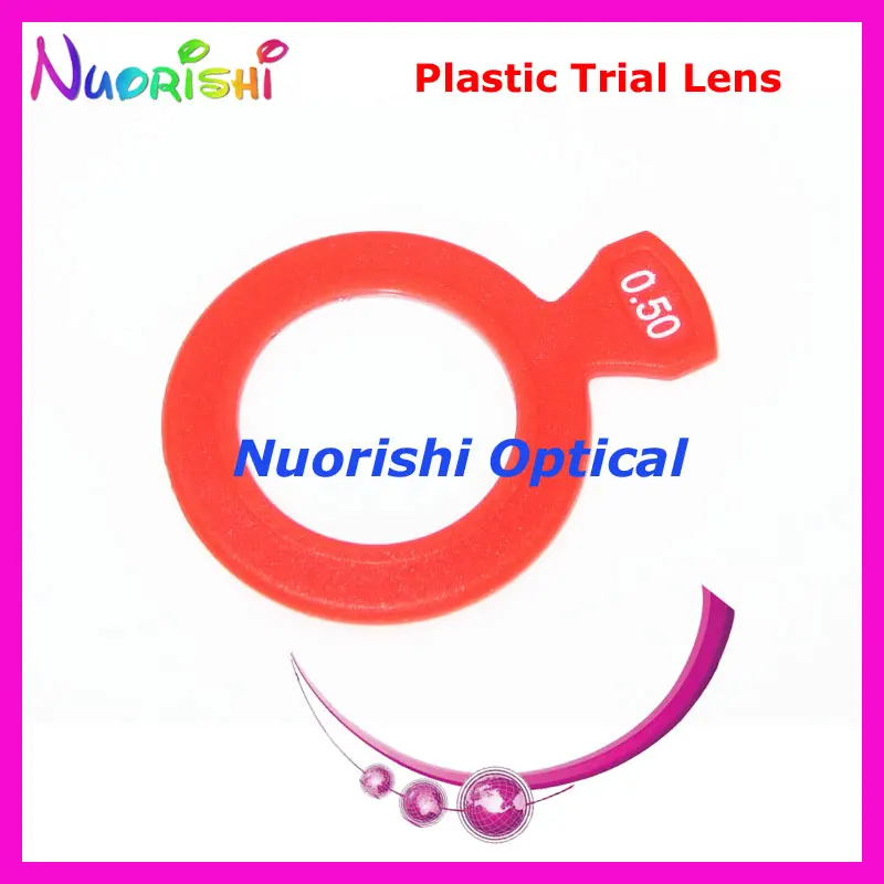 5pcs Colorful Plastic Rim Trial Mineral Lenses Diameter 38mm for Trial Lens Set Frame HSL Free Shipping