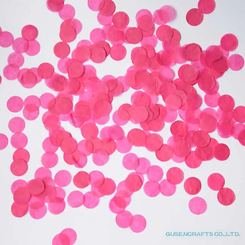 1500pcs/Pack DIY paper round Shaped Artificial flower petals Wedding Party Decor Scatter Confetti