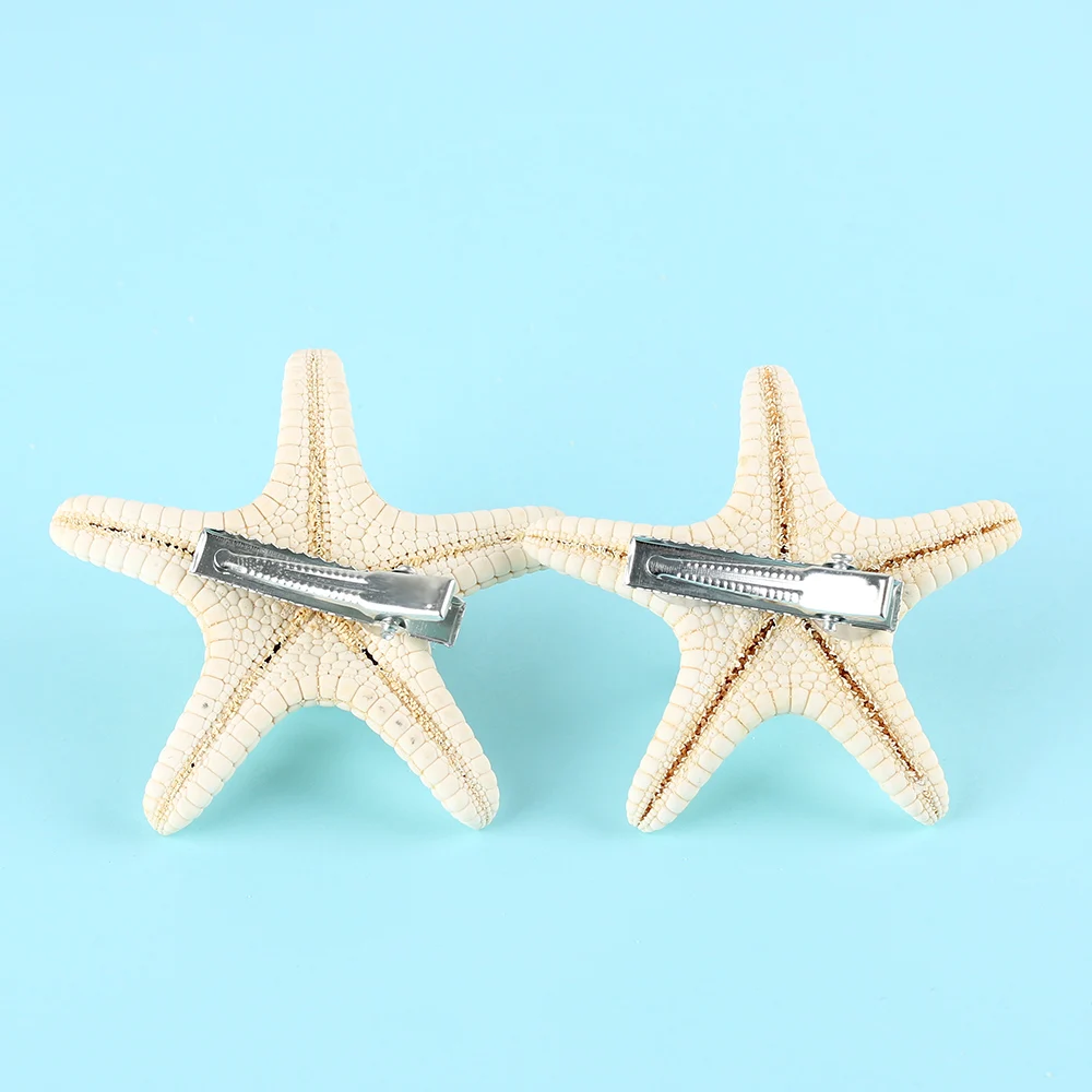 1/2 pcs Womens Girls Starfish Hairclip Elegant BEAUTY Starfish Sea Star Hair Clip Hot Hair Accessories for Grils