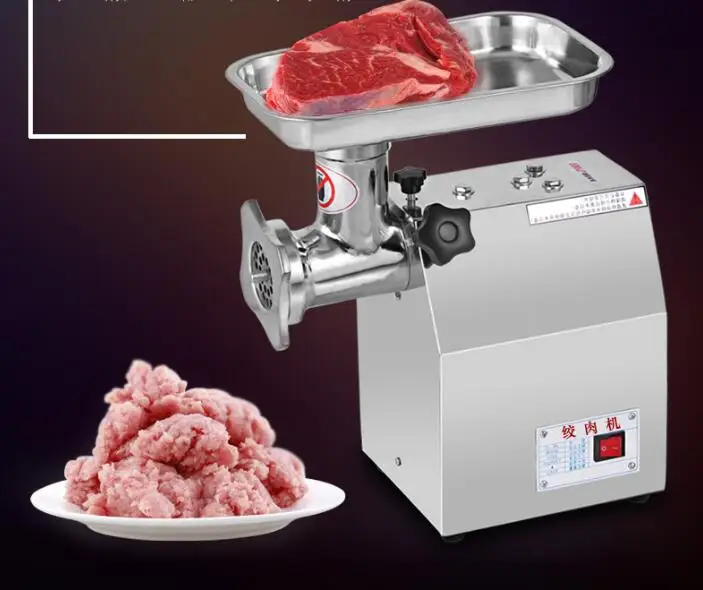 120kg/h commercial stainless steel electric meat grinder Multi-function crusher meat machine sausage filling enema machine