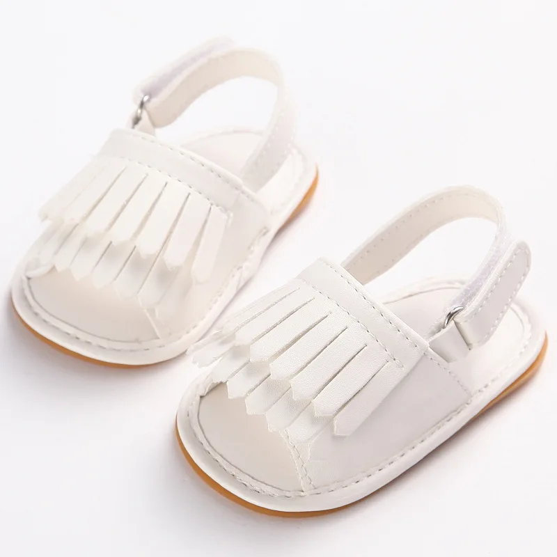 

New hot Baby Toddler shoes soled shoes tasselsfor baby fringe first walkers BS35