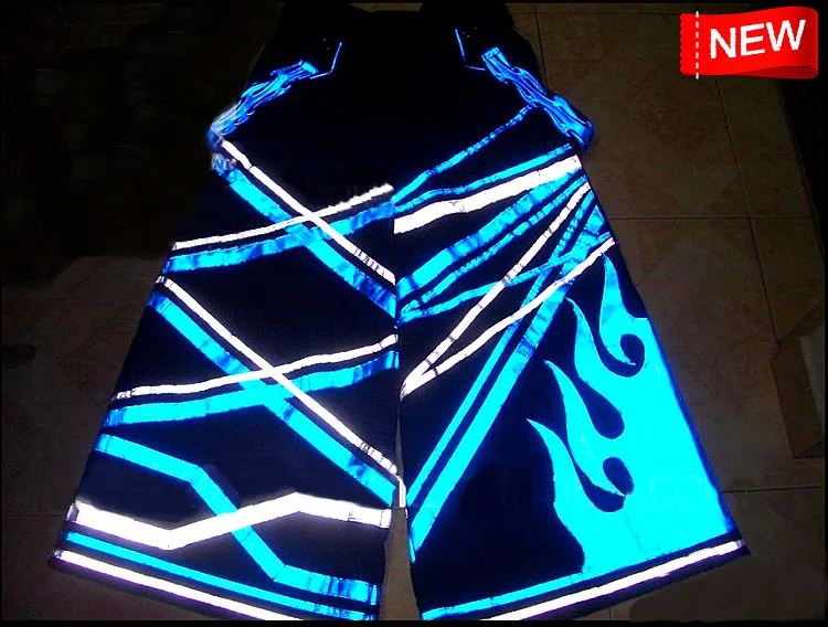 Melbourne Shuffle Pants Fluoreszierend Raver Ore Techno Hardstyle DJ PHAT Tanz Hose Fire Reflective Trousers NEW