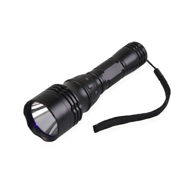 TopCom Underwater UV Black light Flashlight Waterproof IP68 Diving UV Flashlight