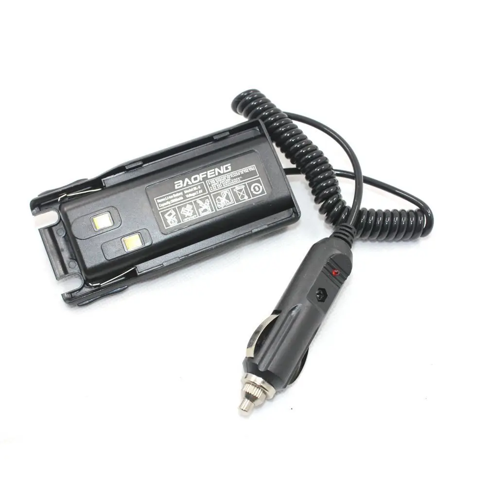 Charger mobil radio Battery Eliminator untuk BAOFENG UV-82 UV-89 two way radio KAMI