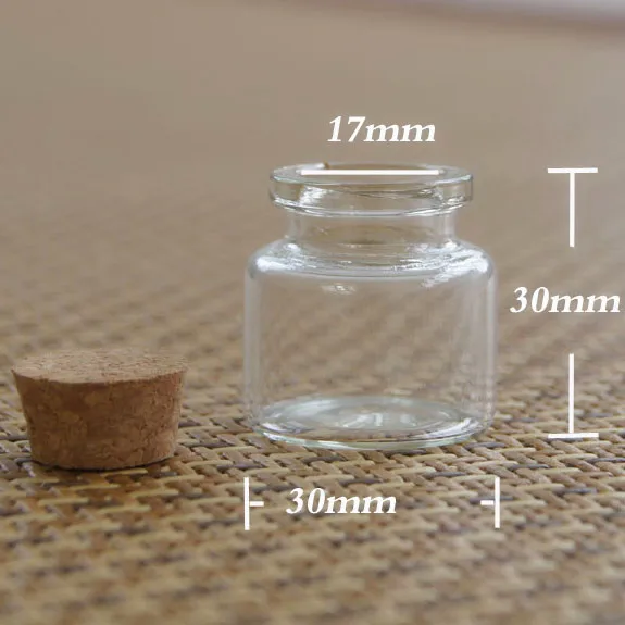 

factory Clear 10 ml Glass sample vial , 10ml Glass Bottle with cork, glass wishing bottle