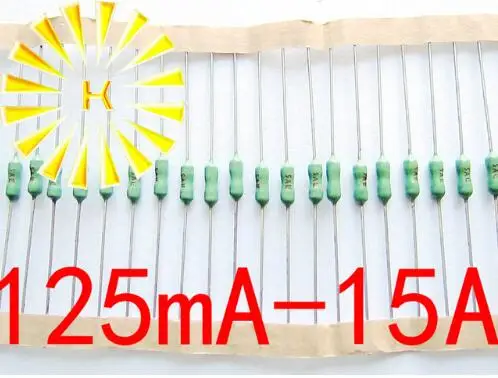 

125mA-15A 125/250V 2.4*7mm Axial Lead Green Fuse 2.4 x 7 0.375A 0.75A 1A 2A 3A 4A 5A 10A Fast Blow PICO Fuse Resistor x 500PCS