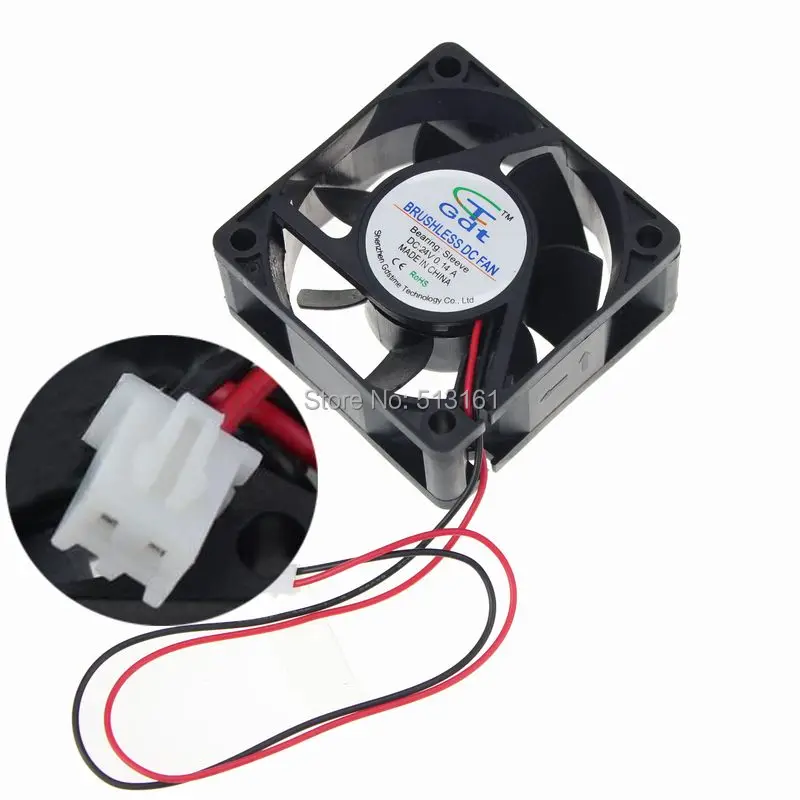 

10pcs/lot 60mm 25mm 24V 6025 2Pin DC PC Case Cooling Fan 6cm