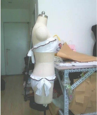 Yosuga no Sora Heroine Kasugano Sora Anime Bikini White Custom Made Cosplay Swimsuit