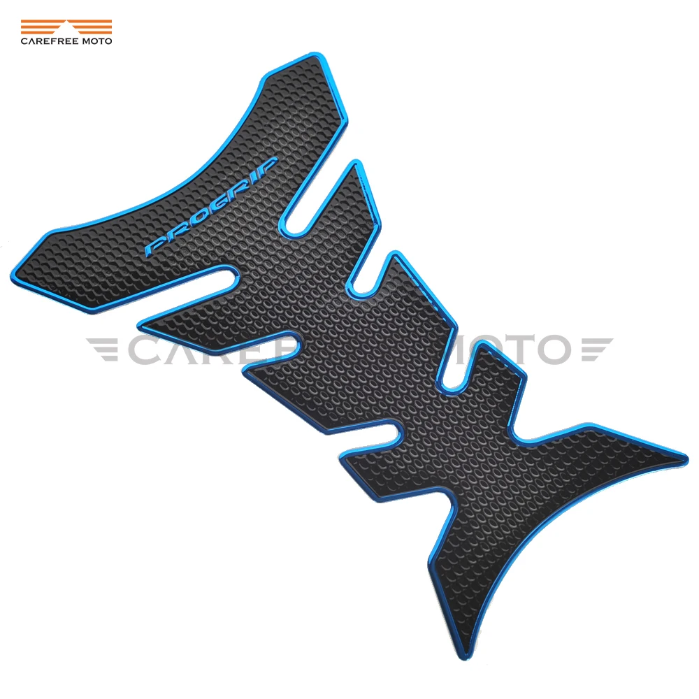 Pegatina de goma 3D para motocicleta, Protector de almohadilla de tanque de combustible de Gas, calcomanías, funda para Honda, Yamaha, BMW, Kawasaki, Suzuki