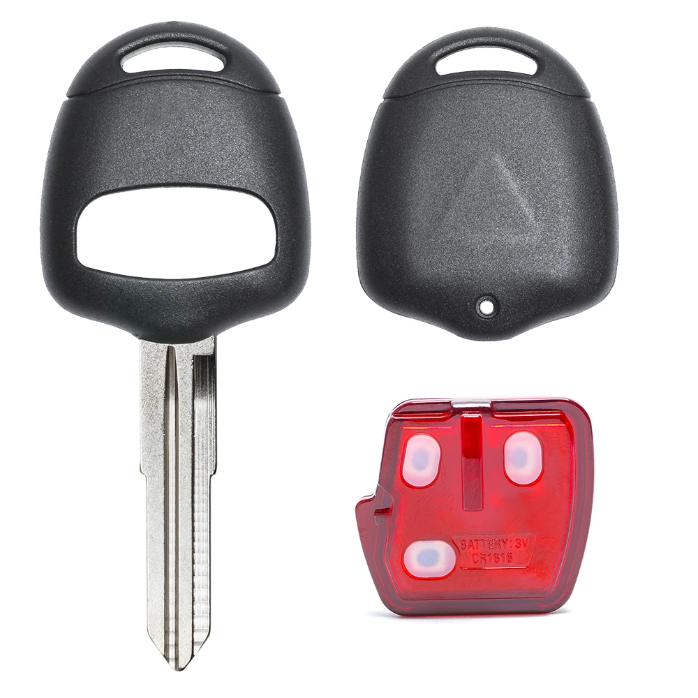 KEYECU 315MHz / 433MHz ID46/ 4D61 Remote Key Fob 2B/3B for Mitsubishi L200 Shogun Pajero Montero Triton Outlander