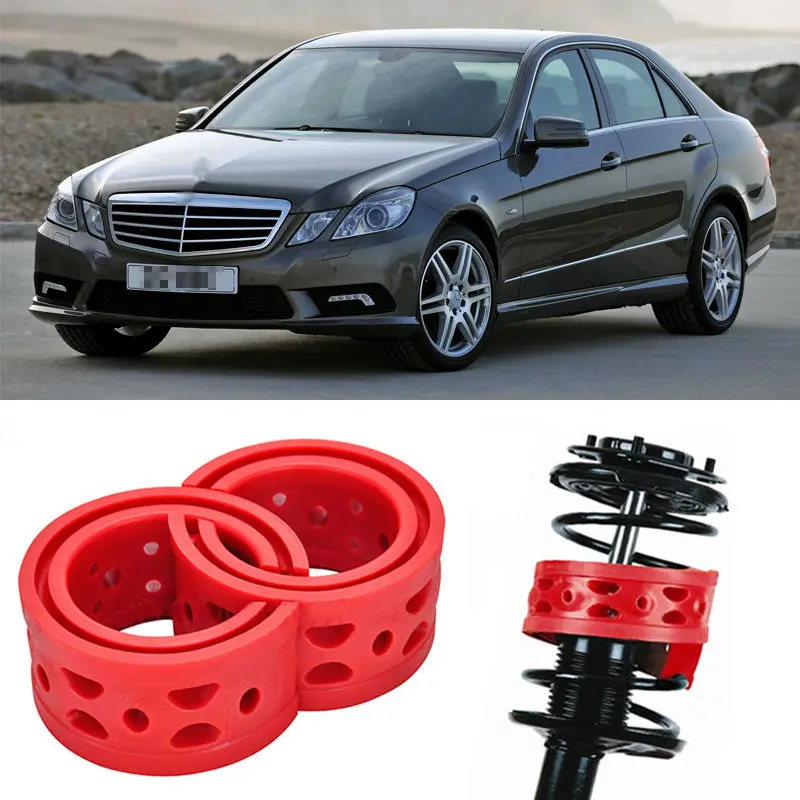 

2pcs Size E Front Shock Suspension Cushion Buffer Spring Bumper For BENZ E220