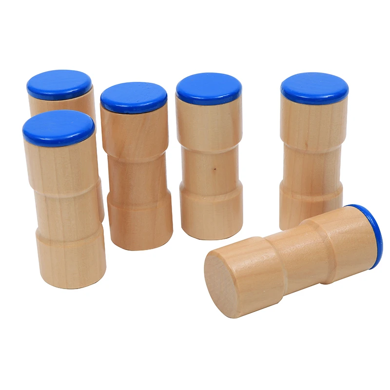 Baby Toy Montessori Sound Boxes for Early Childhood Education Preschool Training Learning Toys 2 Boxes with 12 Wooden Cylinders