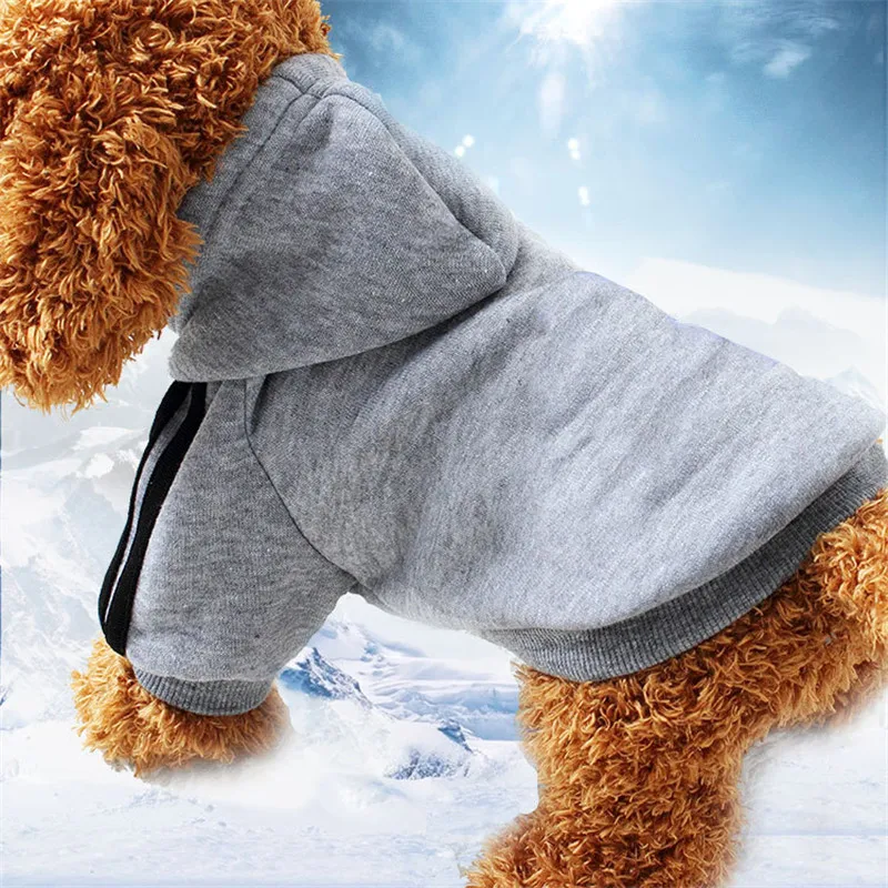 New Autumn Winter Pet Products Dog Clothes Pets Coats Sweater Soft Cotton Dog Hoodies Clothing for Puppy Dogs 7 Colors