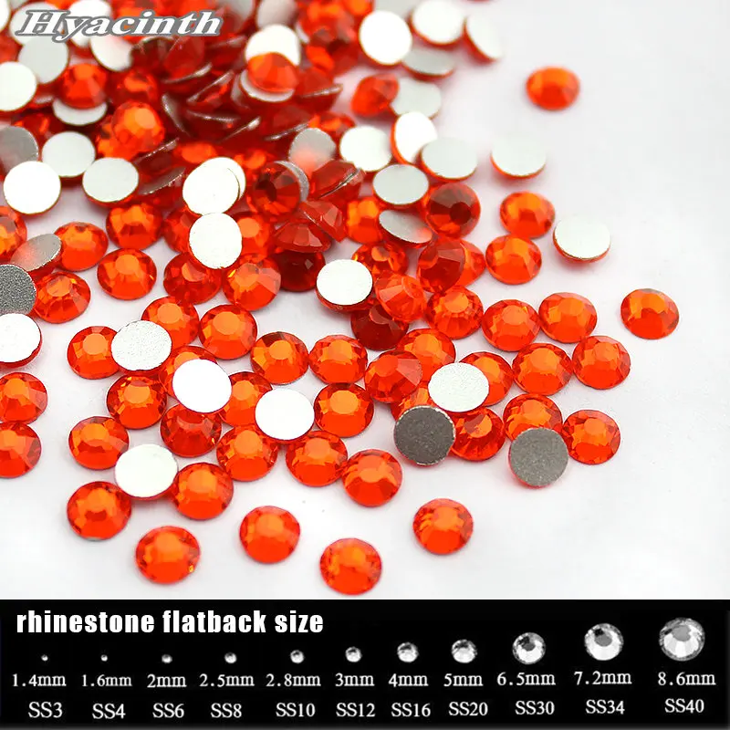 SS4-SS34 hyacinth Color rhinestone for Nail Art,(288-1440pcs)/pack Flat back Non Hotfix Glue on Nail Art Rhinestones,Boutique