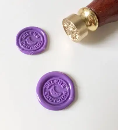 Small size 15mm 12mm small size Wax Seal Stamp Customized name and date with your logo Personalized Wax Seal Stamp with logo