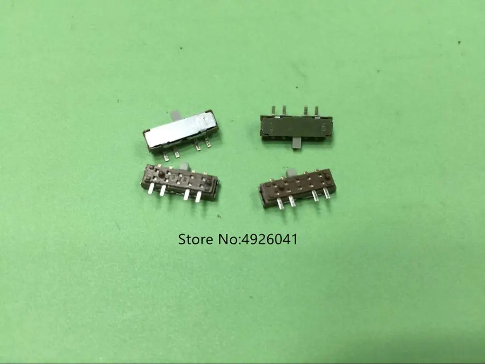 5PCS SSSS212301 surface mount patch 4 feet 3 files slide switch toggle switch side dial
