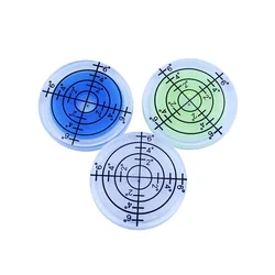 Gorąca wyprzedaż!! Plastikowa poziomica Bullseye, okrągły poziomica bąbelkowa, akcesoria do przyrządów pomiarowych, 1 sztuka