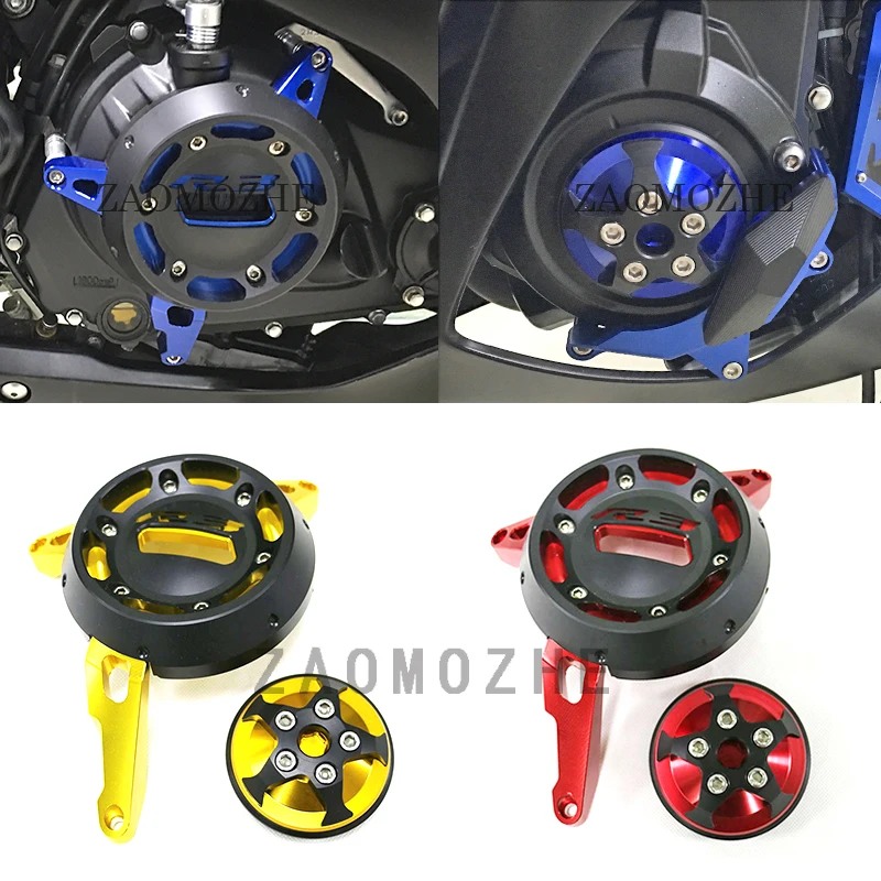 Motorcycle Left and right sides Engine Protective Cover Guard Clutch Cover Slider For Yamaha MT-03 YZF-R3 YZF-R25 2015 2016