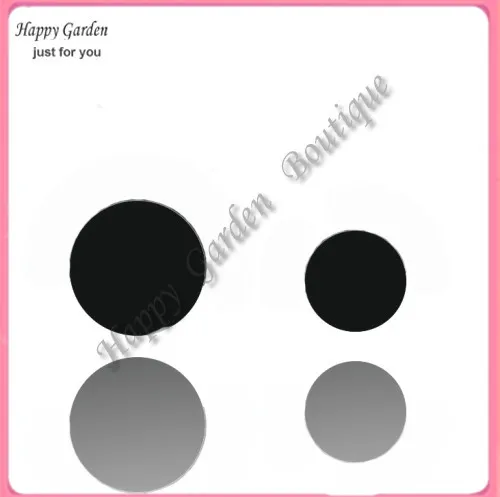 DIY Black felt circle  can choose size free shipping