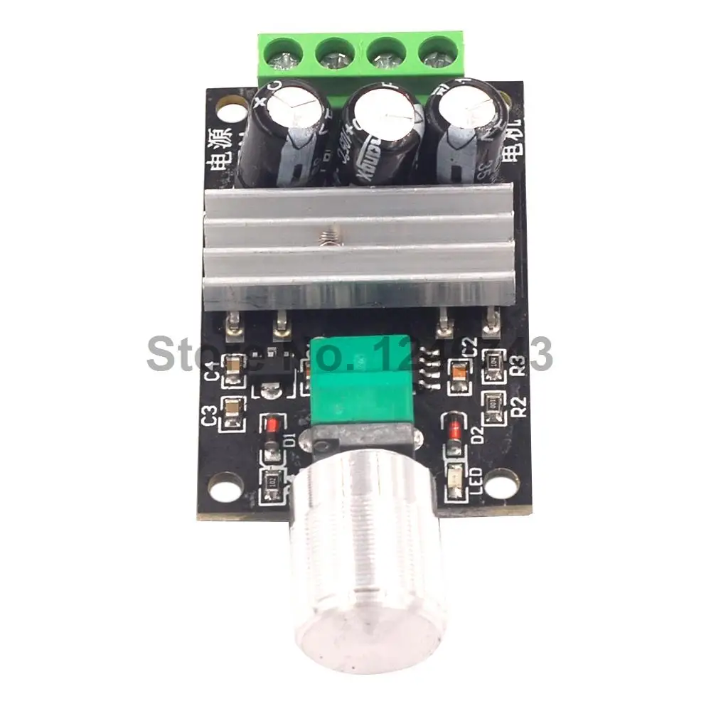 PWM 6-28V 3A Motor Speed Controller Regulator Adjustable Variable DC Motor