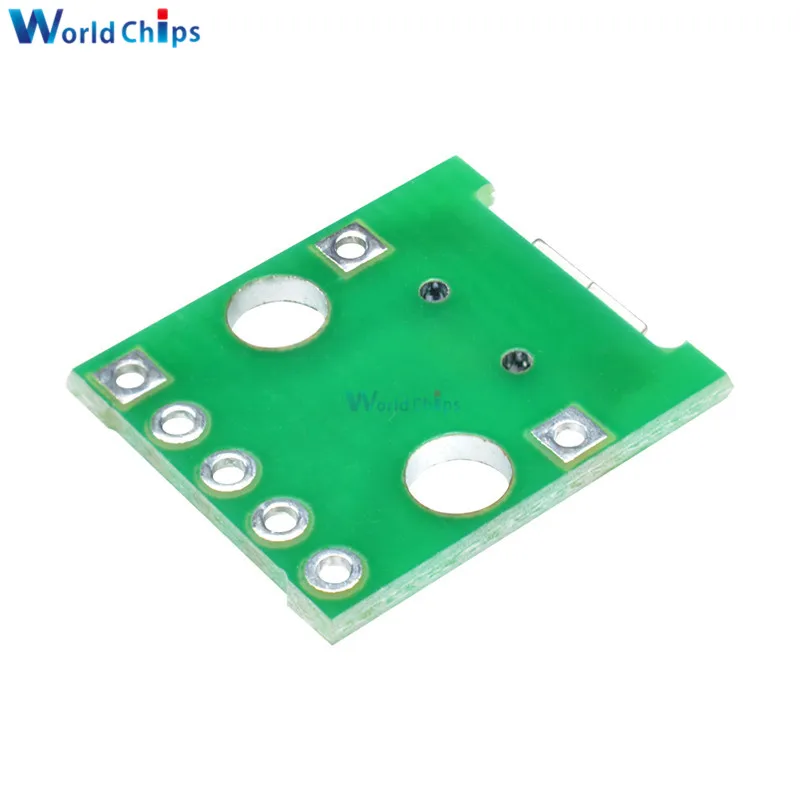 10PCS Micro / Mini USB Type A Male/USB Type A Female Interface Adapter to 2.54mm DIP PCB Board Adapter Converter Breakout Module