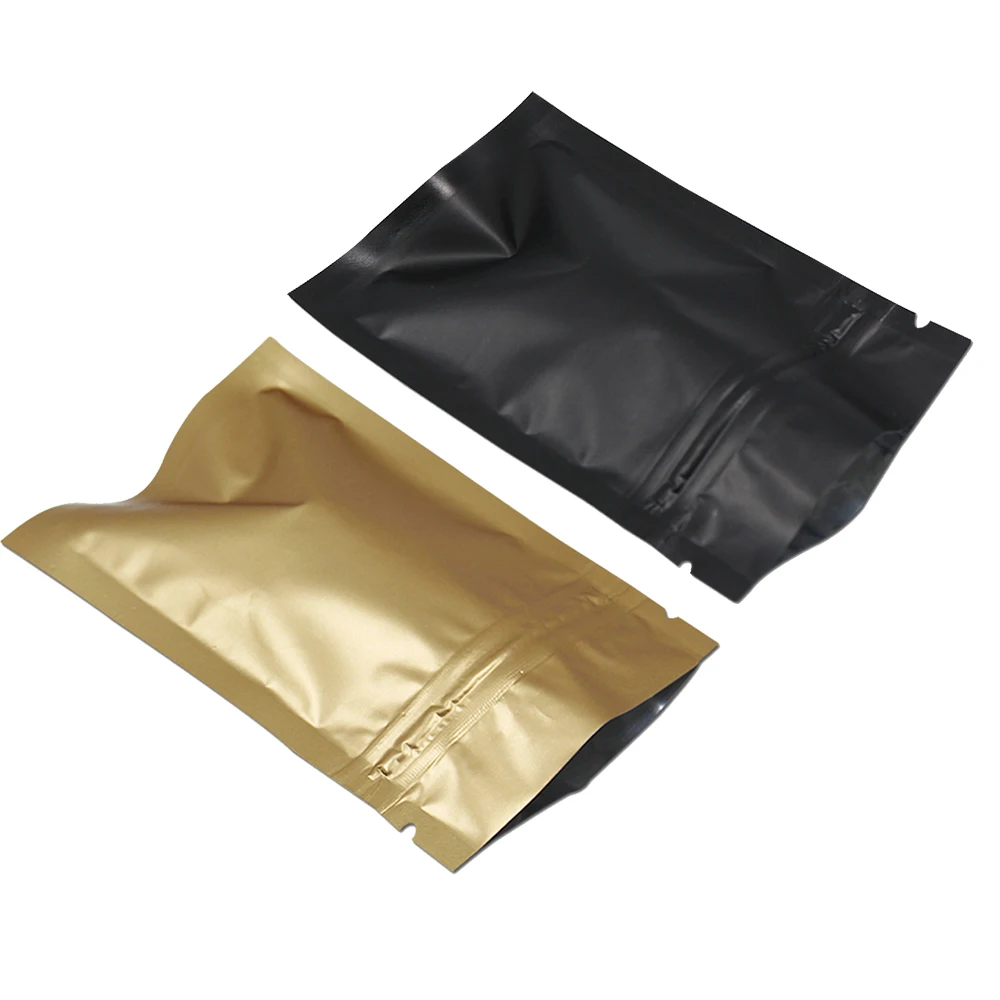 

Resealable Zip Lock Bag Mylar Foil Bag Smell Proof Aluminum Packaging Bag Pouches for Kitchen Coffee Powder Sugar Spice Storage