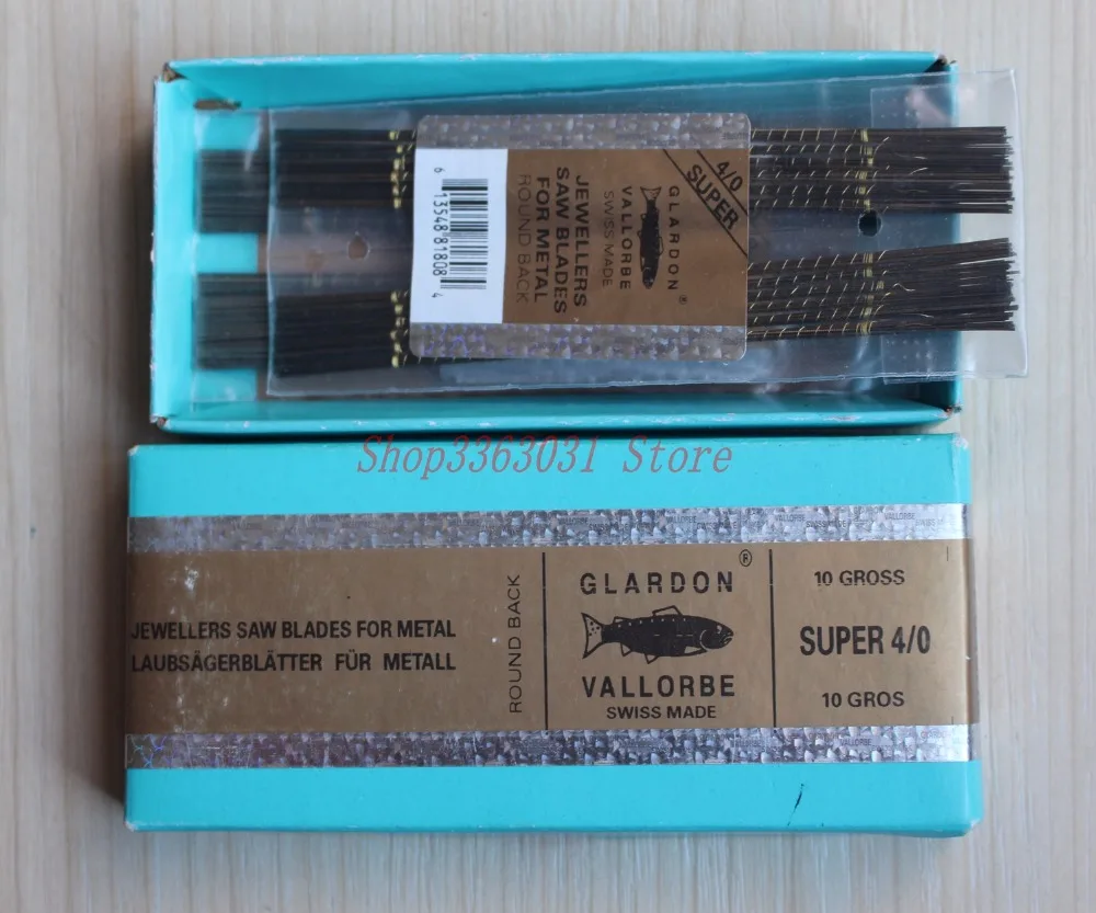 144 Pcs/Bag Glardon Vallorbe SawBlade for Jeweler saw frame