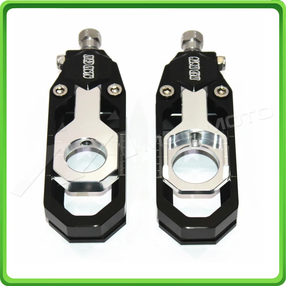 Motorcycle Chain Tensioner Adjuster fit for YAMAHA R6 YZF-R6 2006 2007 2008 2009 2010 2011 2012 2013 2014 2015 2016 Black&Silver