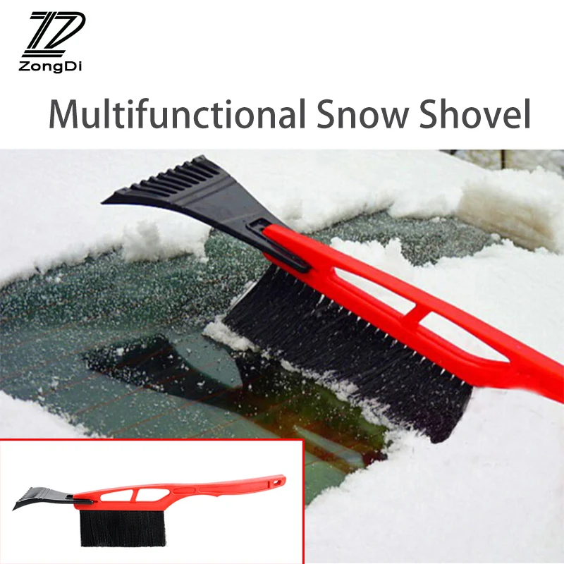 

ZD 1X Car Multifunctional Snow shovel Long handle De-icing brush For Suzuki swift sx4 Lada granta vesta Kia rio ceed accessories