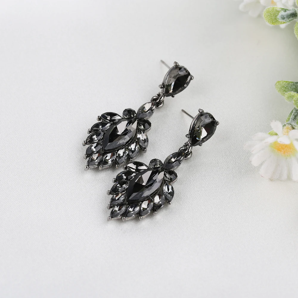 VEYO Cute Crystal Drop Earrings for Women Leaves Earings Fashion Jewelry Pendientes Wholesale