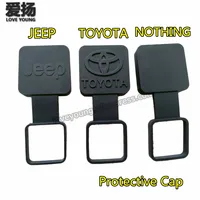 Cubierta de receptor de enganche de remolque de goma negra de alta calidad/tapa de tubo de enchufe de receptor Universal/cubierta protectora