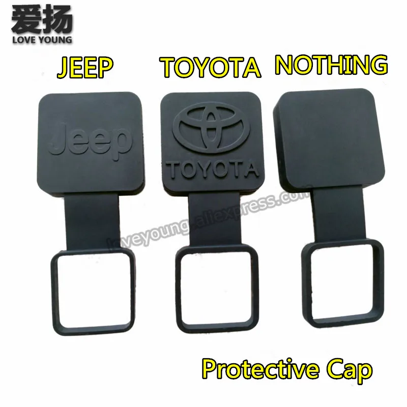 High Quality Black Rubber Trailer Hitch Receiver Cover /Universal Receiver Plug Tube Cap/Protective Cover