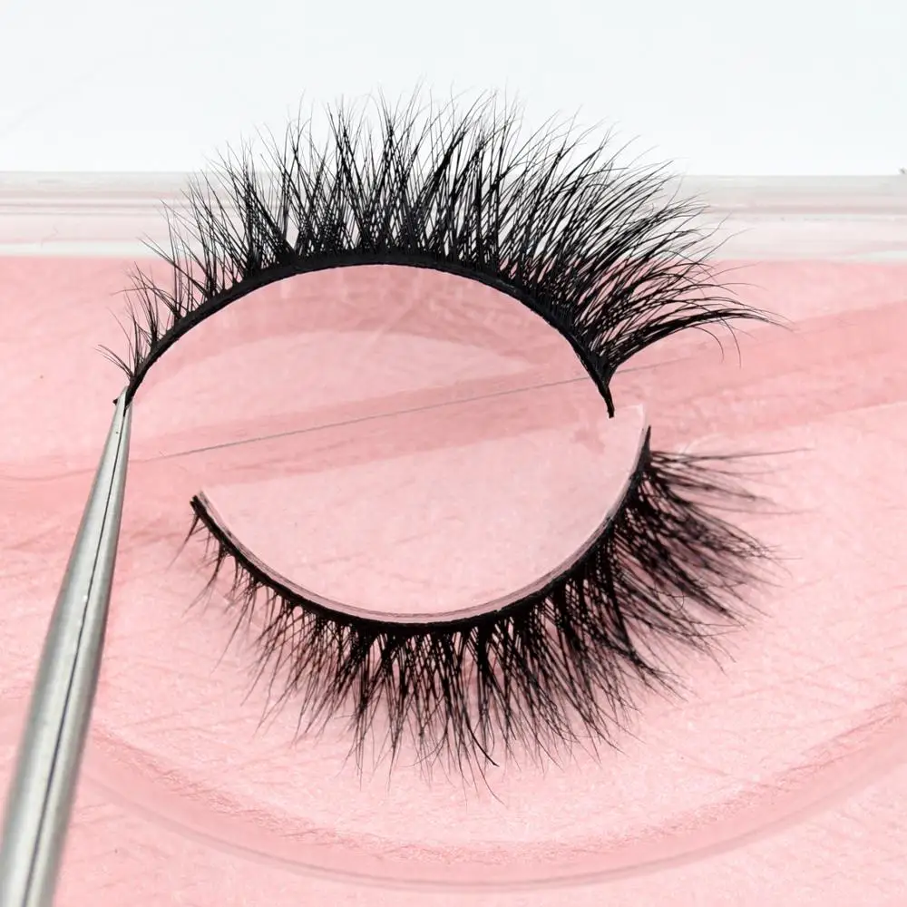 Visofree ใหม่มาถึงขนตาทำจาก mink hair - พวกเขาความโหดร้าย 100% ฟรี 3D Mink Lashes ความโหดร้ายฟรี mink False M 58