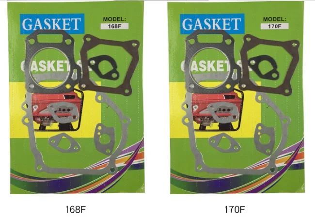 

Free Shipping Gasoline Engine 152F 154F 168F 170F 173F 177F 188F 190F 192F A full Set Of Gasket Suit For Chinese Brand