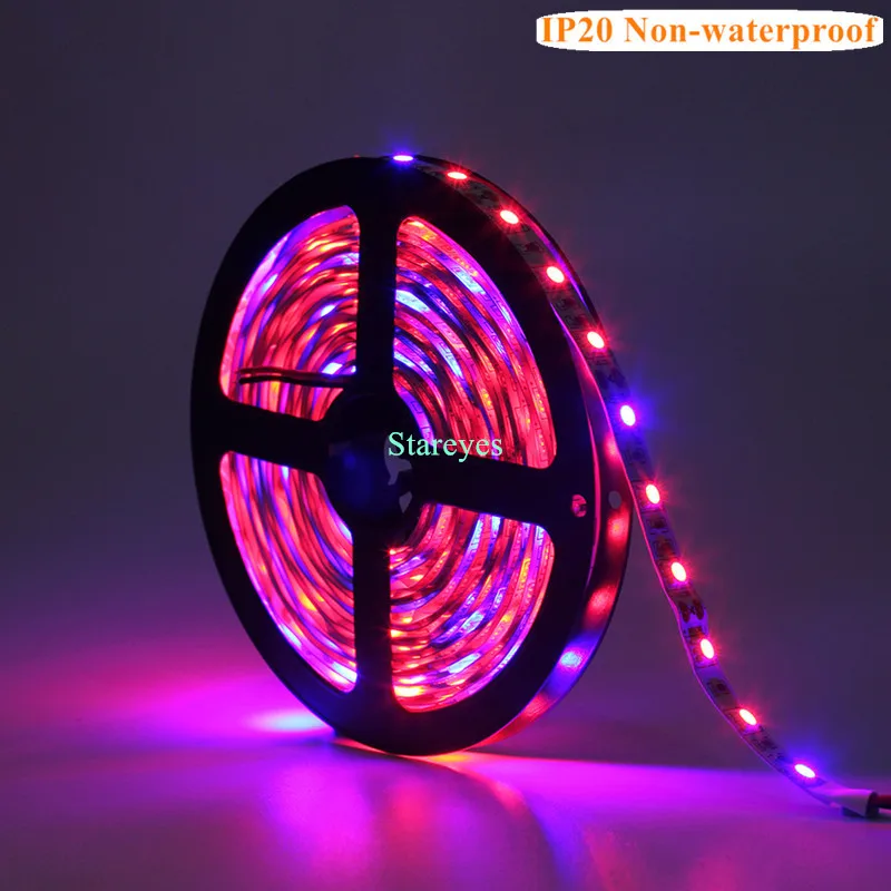 SMD 5050 60LED/m 5m LED Strip Grow light Full Spectrum Flower Plant Phyto Growth lamp For Greenhouse Hydroponic Plant Growing