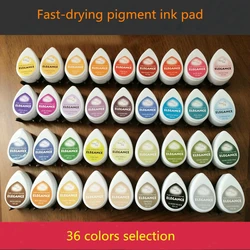 (10 pieces/lot)water drop shape decorating Water pigment inkpads for stamping