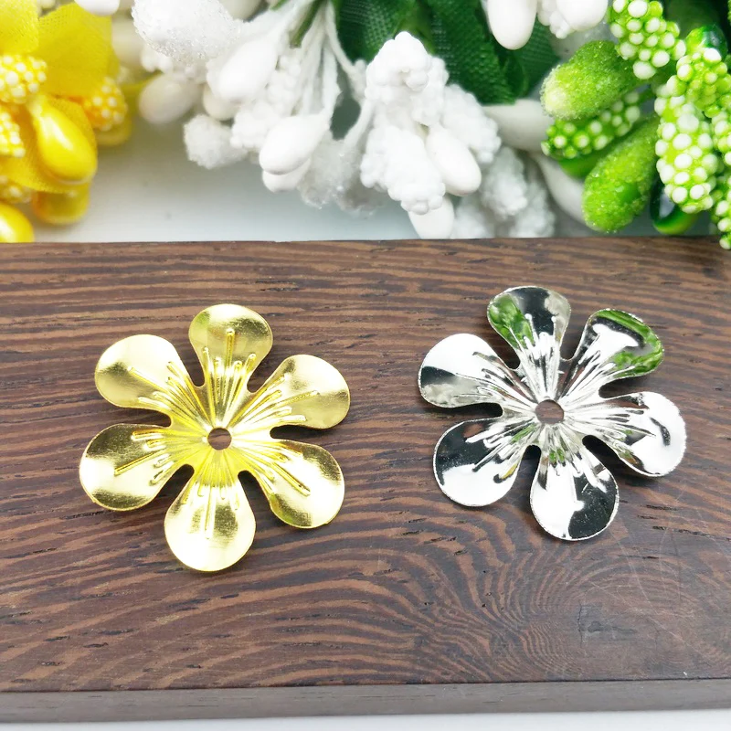 20pcs 21mm  Filigree flower  Wraps Metal Charms For Embellishment Scrapbook DIY Jewelry Metal Craft  Wraps