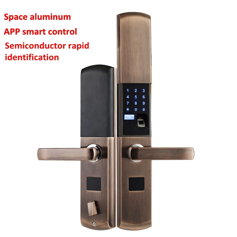 Security Smart Fingerprint Lock Digital Electronic Door Lock For Home Anti-theft Intelligent Lock Password RFID Card