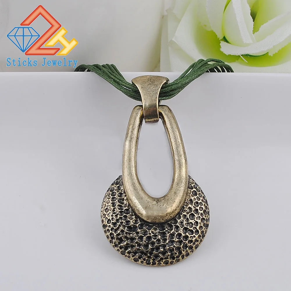 Alloy Jewelry Pendant Necklace Chain Wax String Popular Items