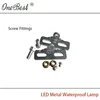 HNTD LED 금속 패널 조명, TD41 CNC 공작 기계, 방수 IP67 방폭 난시 작업 램프, 15W DC 24V AC 220V 6