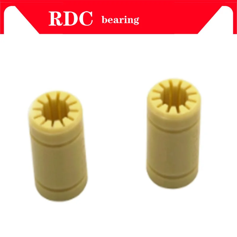 Free shipping Hot Sale 2pcs 6x12mm 3D Printer Bearings Shaft RJ4JP-01-06 Solid Polymer LM6UU Bearings for 3D Printer Accessories