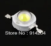 50 шт./лот чип Epistar высокой мощности 1 Вт 80-90lm Белая светодиодная лампа 6000-6500K