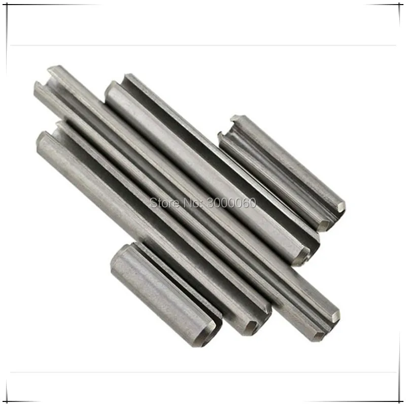 M3 M4 Stainless Steel 304 A2 DIN1481 Slotted Spring Pins 200pcs/lot